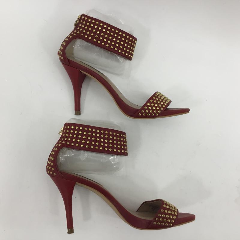 ザラウーマン ZARA WOMAN パンプス パンプス 無地 赤 / レッド / X 金 / ゴールド /  レディース USED 古着 中古 10001588