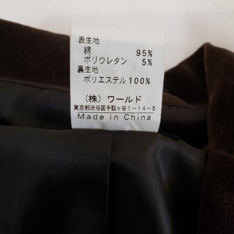 インディヴィ INDIVI ジャケット、上着 ジャケット、ブレザー 38 無地 茶 / ブラウン /  レディース USED 古着 中古 10001895