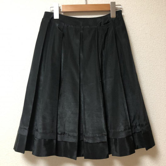 ロペ ROPE' スカート ひざ丈スカート 7 無地 黒 / ブラック /  レディース USED 古着 中古 10002408
