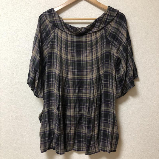 ジルスチュアート JILLSTUART チュニック 七分袖 S チェック マルチカラー / マルチカラー /  レディース USED 古着 中古 10002420