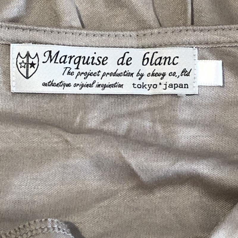 マルキスデブラン Marquise de blanc カットソー 長袖 38 無地 灰 / グレー /  レディース USED 古着 中古 10003087