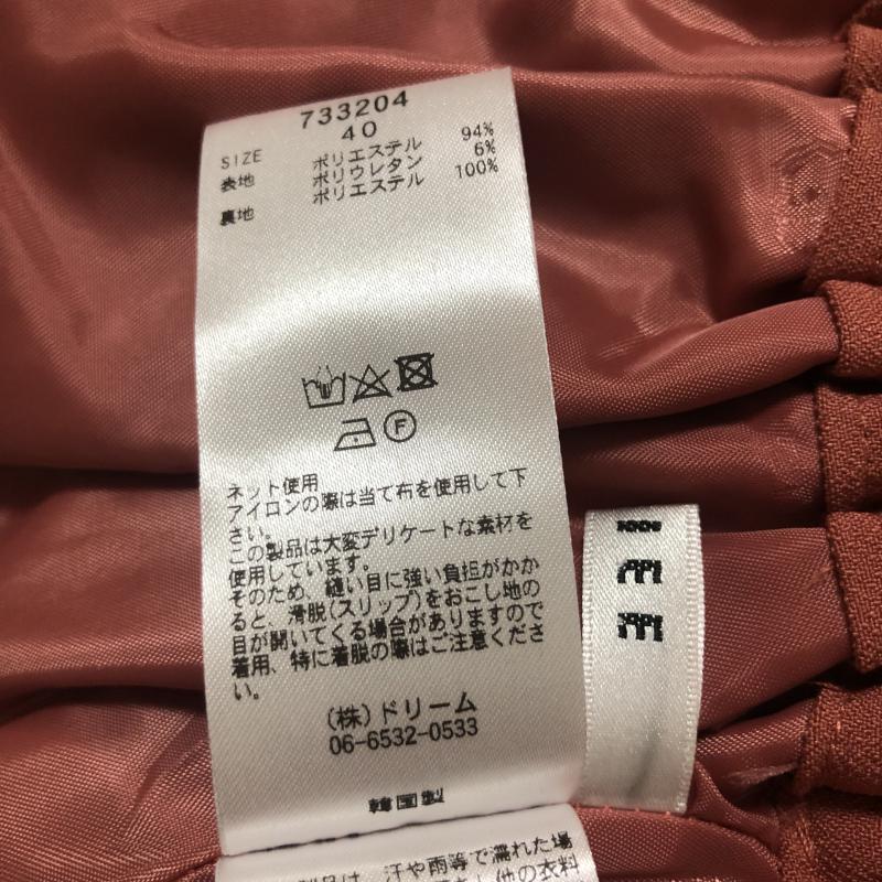 ロージー ROSIEE パンツ チノパン 40インチ 無地 赤 / レッド /  レディース USED 古着 中古 10003245