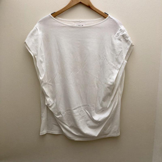 ヨーロ YOLO カットソー 半袖 40 無地 白 / ホワイト /  レディース USED 古着 中古 10003284