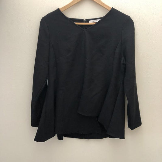 ロージー ROSIEE カットソー 長袖 S 無地 黒 / ブラック /  レディース USED 古着 中古 10003301