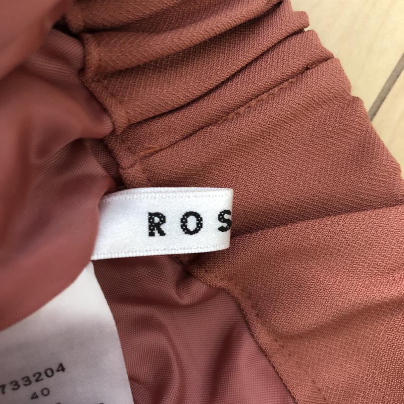 ロージー ROSIEE パンツ スラックス 40インチ 無地 茶 / ブラウン /  レディース USED 古着 中古 10003327