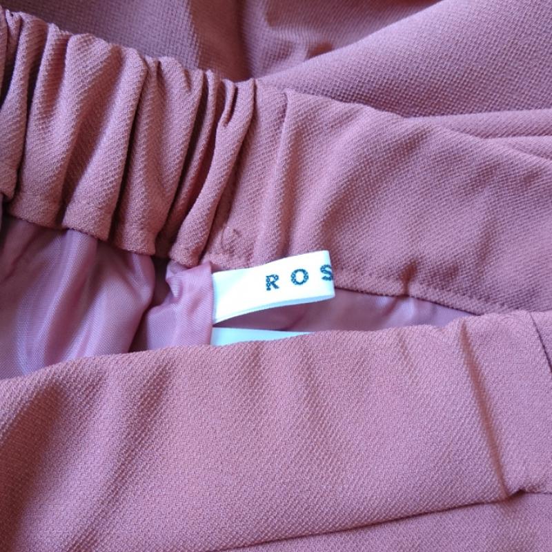 ロージー ROSIEE パンツ スラックス 40インチ 無地 桃 / ピンク /  レディース USED 古着 中古 10003616