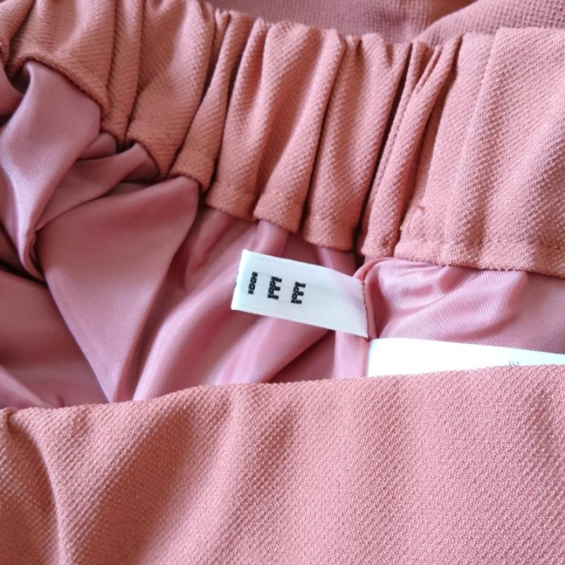 ロージー ROSIEE パンツ スラックス 40インチ 無地 桃 / ピンク /  レディース USED 古着 中古 10003616