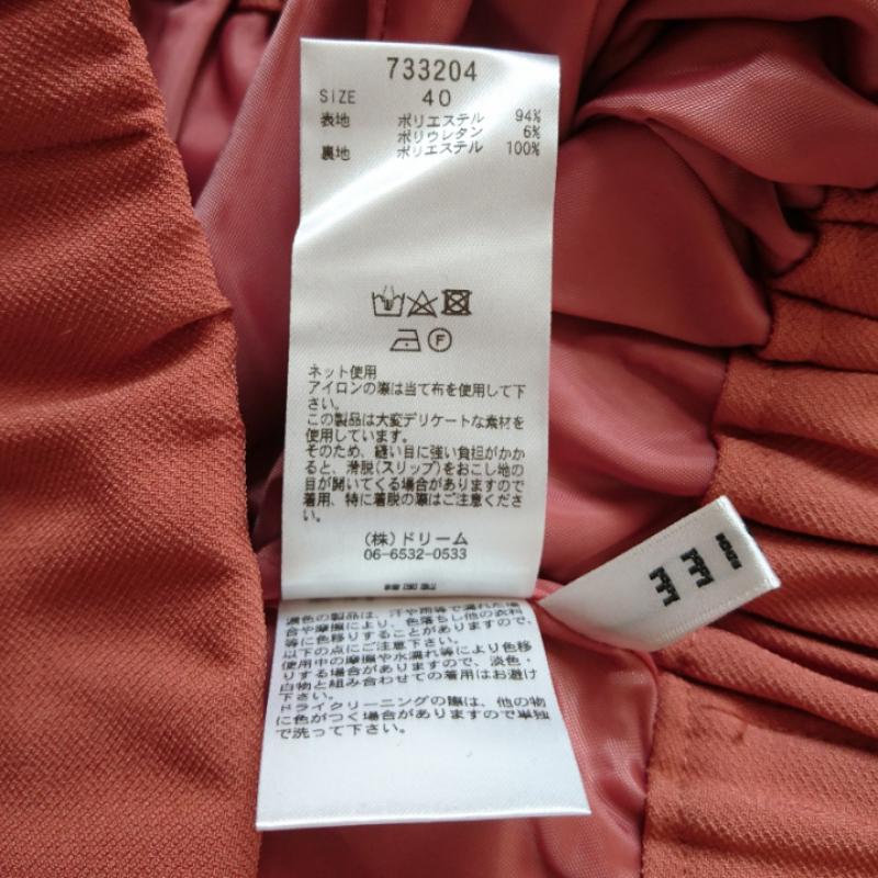 ロージー ROSIEE パンツ スラックス 40インチ 無地 桃 / ピンク /  レディース USED 古着 中古 10003616