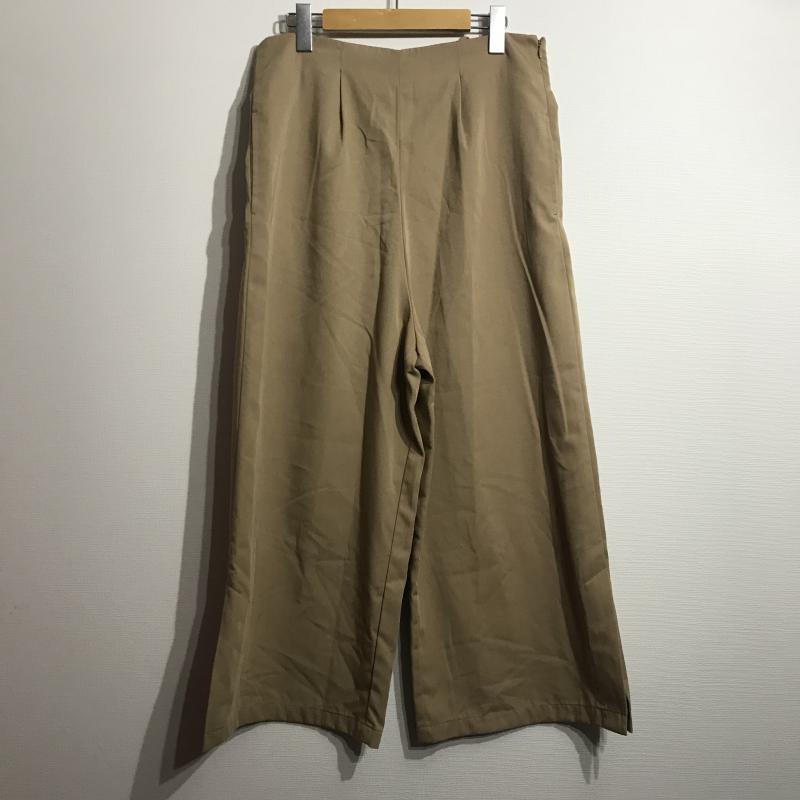 ケイ k* ボトムス ボトムス ワイドパンツ FREE 無地 茶 / ブラウン /  レディース USED 古着 中古 10003738