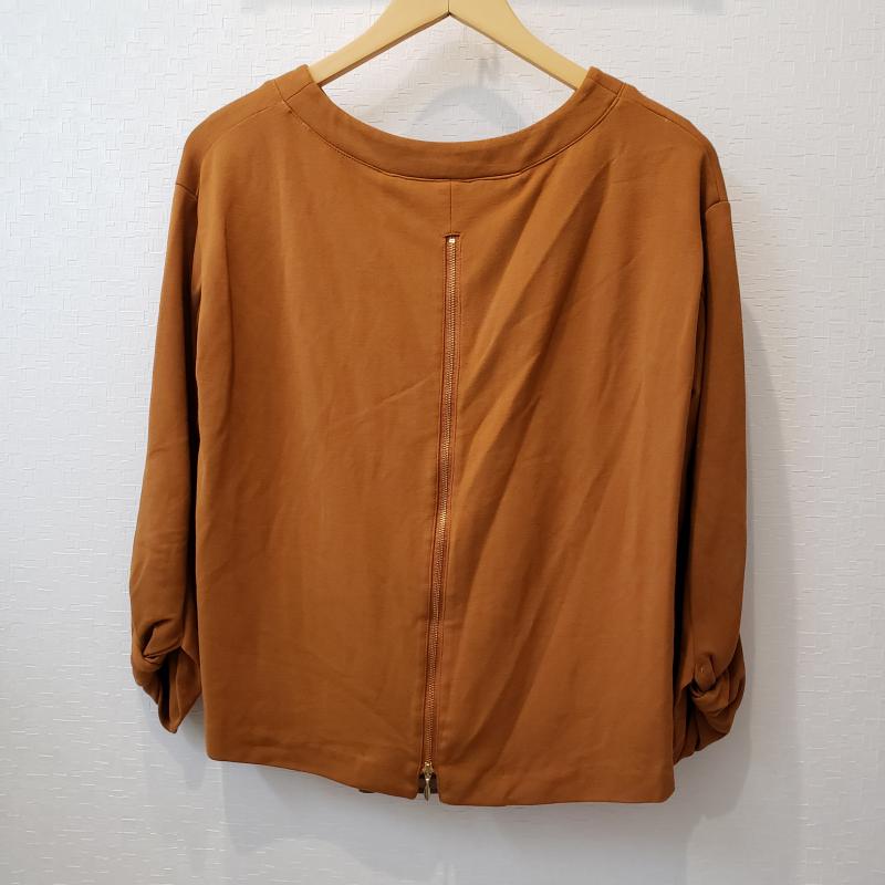 エンネア Ennea カットソー 七分袖 36 無地 茶 / ブラウン /  レディース USED 古着 中古 10003809