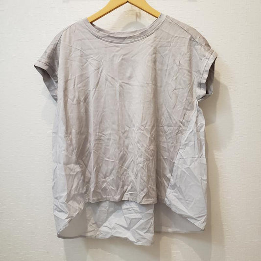 ヨーロ YOLO カットソー 半袖 38 無地 灰 / グレー /  レディース USED 古着 中古 10003835
