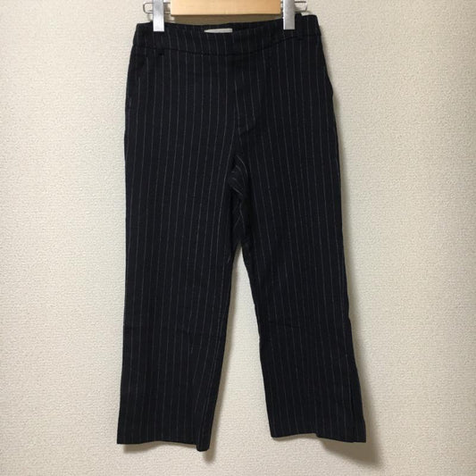 リズム R-ISM パンツ スラックス 2 ストライプ 紺 / ネイビー / X 白 / ホワイト /  レディース USED 古着 中古 10003954