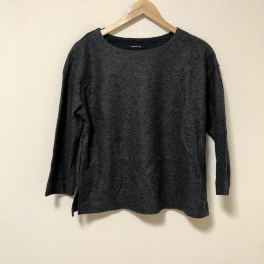 メイソングレイ MAYSON GREY カットソー 長袖 2 無地 黒 / ブラック /  レディース USED 古着 中古 10004024
