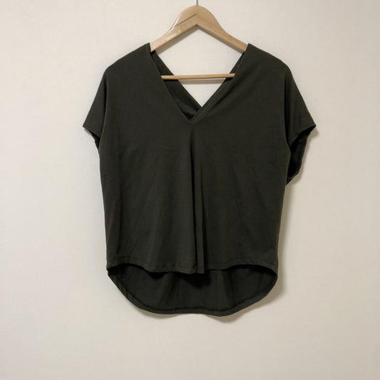 ロージー ROSIEE カットソー 半袖 36 無地 緑 / グリーン /  レディース USED 古着 中古 10004031