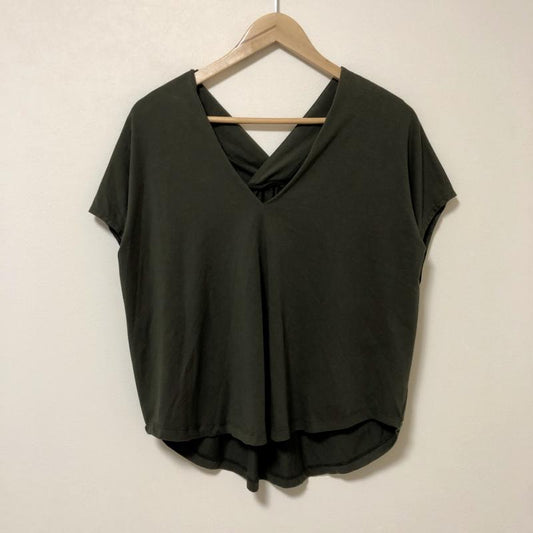 ロージー ROSIEE カットソー 半袖 38 無地 緑 / グリーン /  レディース USED 古着 中古 10004032