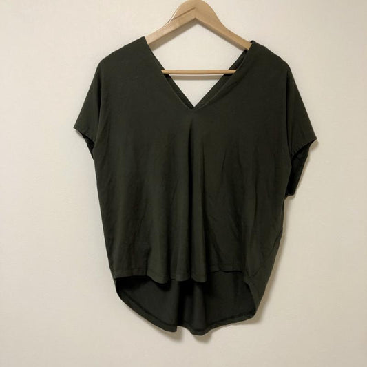 ロージー ROSIEE カットソー 半袖 38 無地 緑 / グリーン /  レディース USED 古着 中古 10004033