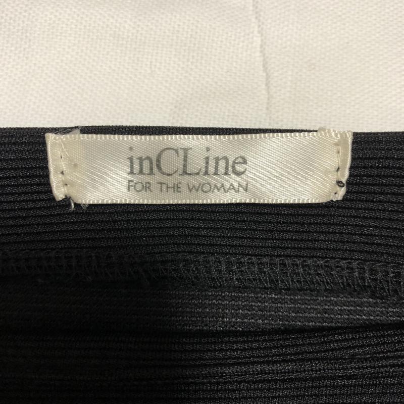 インクライン inCLine カットソー 長袖 M 無地 黒 / ブラック /  レディース USED 古着 中古 10004042