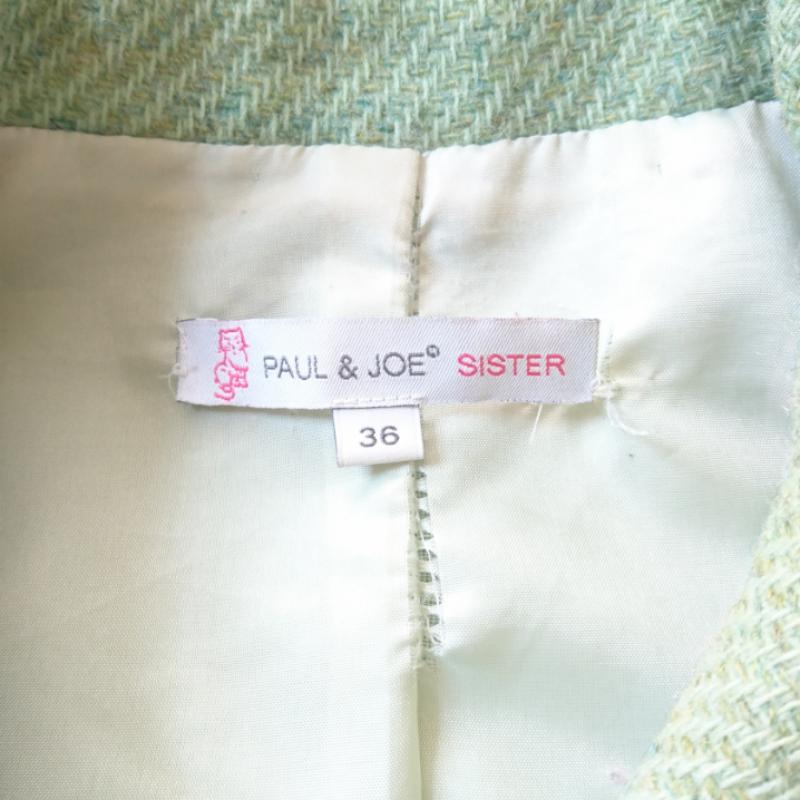 ポール＆ジョー シスター PAUL & JOE SISTER コート コート一般 36 無地 緑 / グリーン /  レディース USED 古着 中古 10004145