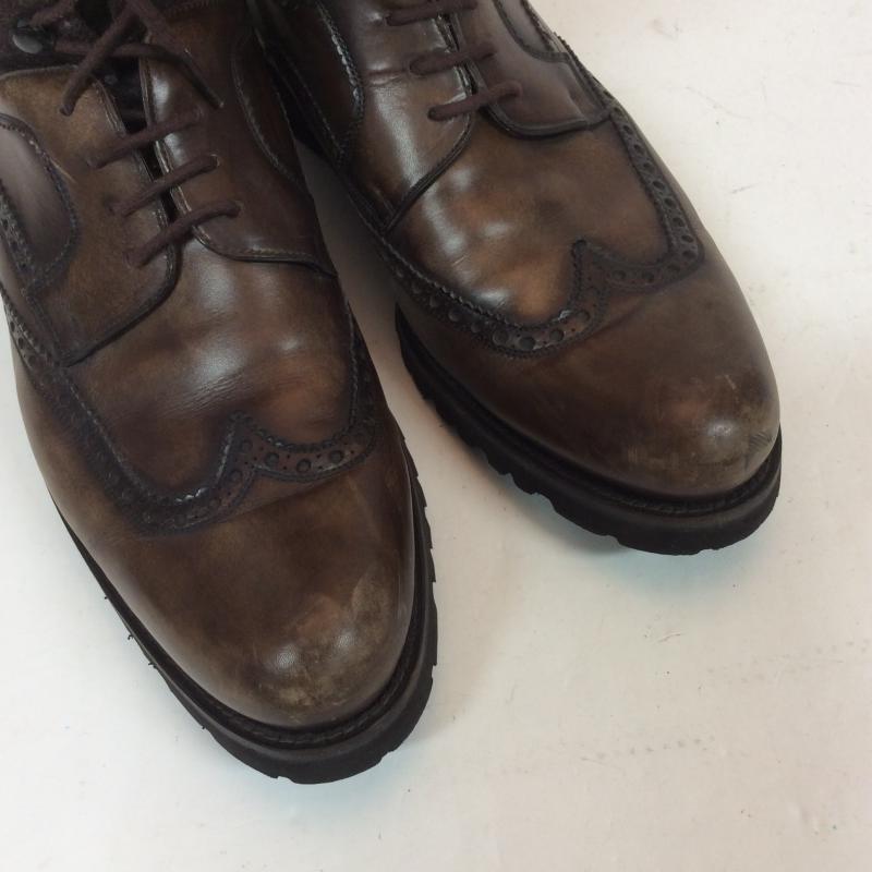 マグナーニ MAGNANNI ブーツ ショートブーツ US：10.5 無地 茶 / ブラウン /  メンズ USED 古着 中古 10004192