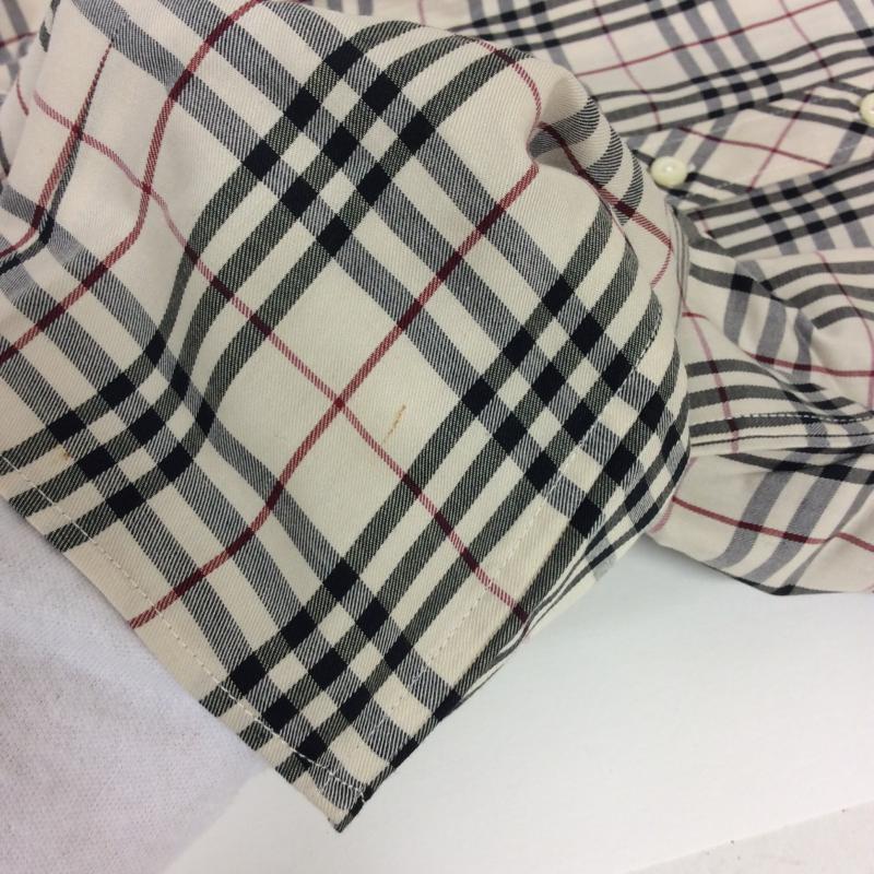 バーバリーロンドン Burberry London シャツ、ブラウス 半袖 S チェック ベージュ / ベージュ /  レディース USED 古着 中古 10004237