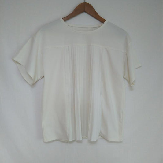 ヨーロ YOLO カットソー 半袖 36 無地 白 / ホワイト /  レディース USED 古着 中古 10004300