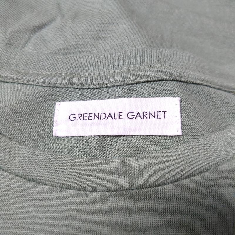 グリーンデイル ガーネット GREENDALE GARNET カットソー 半袖 M 無地 緑 / グリーン /  レディース USED 古着 中古 10004404