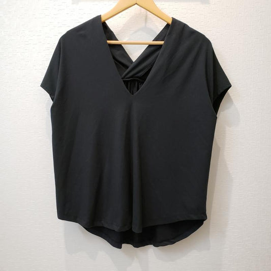 ロージー ROSIEE カットソー 半袖 40 無地 黒 / ブラック /  レディース USED 古着 中古 10004478