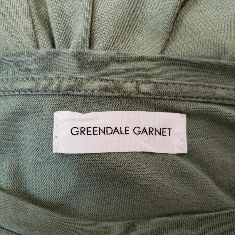 グリーンデイル ガーネット GREENDALE GARNET カットソー 半袖 M 無地 緑 / グリーン /  レディース USED 古着 中古 10004492