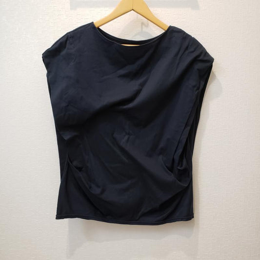 ヨーロ YOLO カットソー 半袖 38 無地 紺 / ネイビー /  レディース USED 古着 中古 10004511