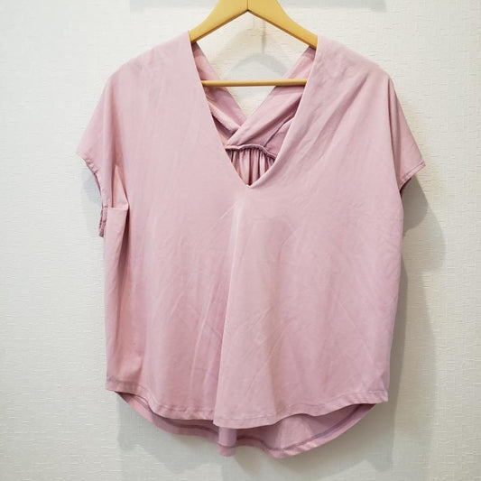 ロージー ROSIEE カットソー 半袖 36 無地 桃 / ピンク /  レディース USED 古着 中古 10004519