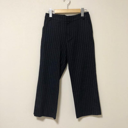 リズム R-ISM パンツ スラックス 2 ストライプ 紺 / ネイビー / X 白 / ホワイト /  レディース USED 古着 中古 10004775