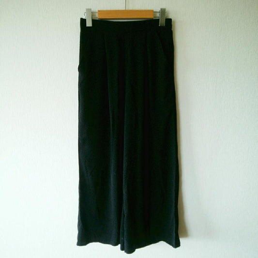 ショコラ フィネ ローブ chocol raffine robe ボトムス ボトムス ワイドパンツ FREE ドット 黒 / ブラック / X 灰 / グレー /  レディース USED 古着 中古 10004860