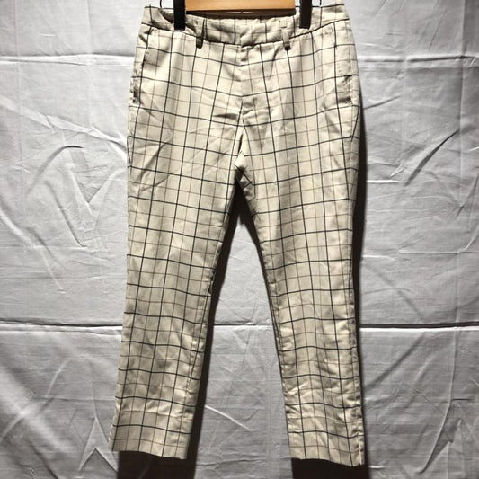 カーラ Cara パンツ スラックス チェック ベージュ / ベージュ / X 黒 / ブラック / X 茶 / ブラウン /  レディース USED 古着 中古 10004931