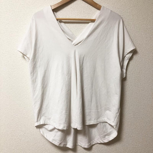 ロージー ROSIEE カットソー 半袖 38 無地 白 / ホワイト /  レディース USED 古着 中古 10004969
