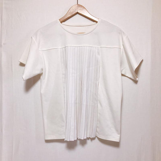 ヨーロ YOLO カットソー 半袖 36 無地 白 / ホワイト /  レディース USED 古着 中古 10004998