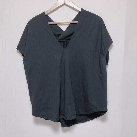 ロージー ROSIEE カットソー 半袖 38 無地 黒 / ブラック /  レディース USED 古着 中古 10005025