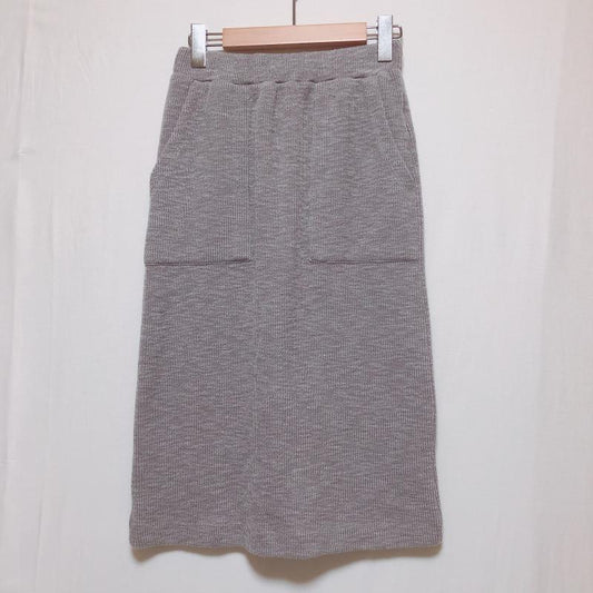 ロージー ROSIEE スカート ひざ丈スカート ニットスカート FREE 無地 灰 / グレー /  レディース USED 古着 中古 10005035