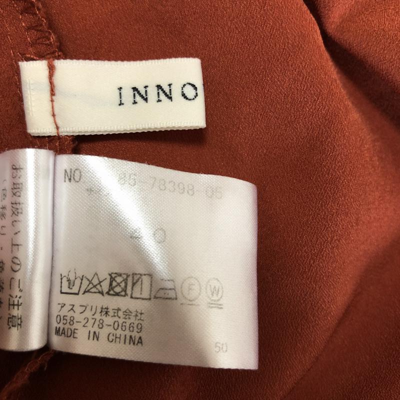 イノウェーブ innowave カットソー 長袖 40 無地 赤 / レッド /  レディース USED 古着 中古 10005123