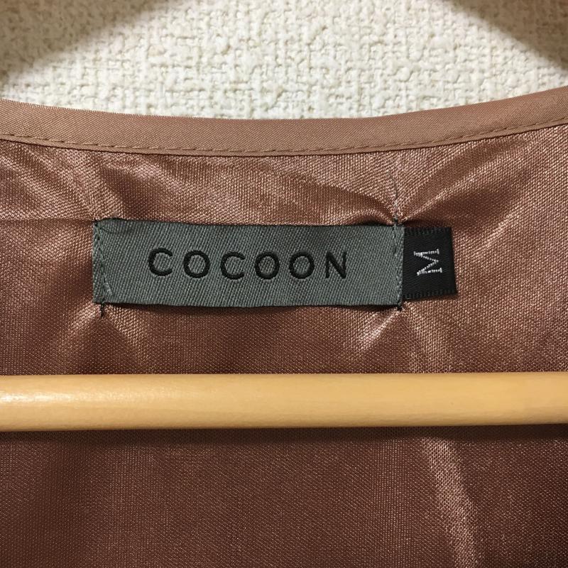 コクーン COCOON ワンピース ひざ丈スカート M 無地 桃 / ピンク /  レディース USED 古着 中古 10005166