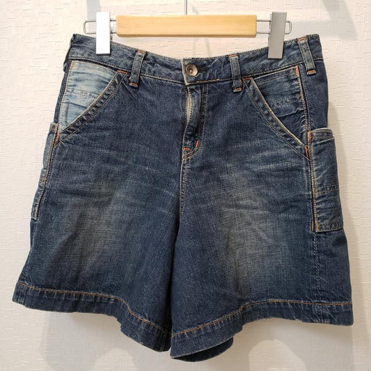ジョンブル Johnbull パンツ ショートパンツ XS 無地 インディゴ / インディゴ /  レディース USED 古着 中古 10005626