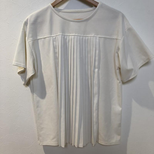 ヨーロ YOLO カットソー 半袖 40 無地 白 / ホワイト /  レディース USED 古着 中古 10005699