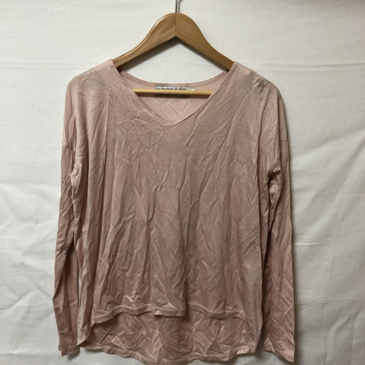 マルキスデブラン Marquise de blanc カットソー 長袖 38 無地 桃 / ピンク /  レディース USED 古着 中古 10006153