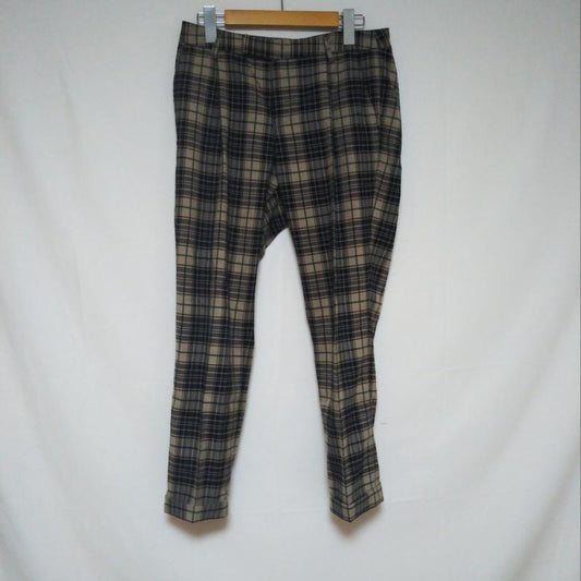 ロペピクニック ROPE' PICNIC パンツ スラックス 38 チェック 黒 / ブラック / X ベージュ / ベージュ /  レディース USED 古着 中古 10006200