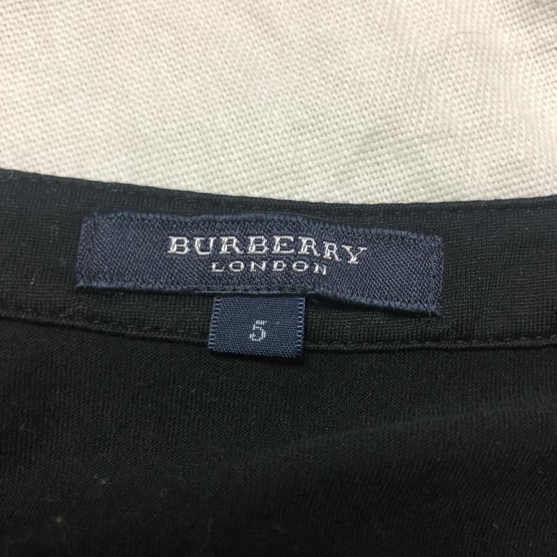 バーバリーロンドン Burberry London ワンピース ミニスカート 5 無地 X チェック 黒 / ブラック /  レディース USED 古着 中古 10006237