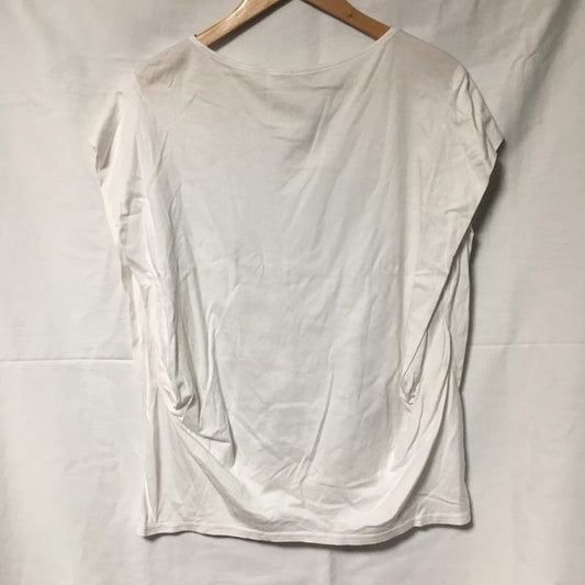ヨーロ YOLO カットソー 半袖 38 無地 白 / ホワイト /  レディース USED 古着 中古 10006456