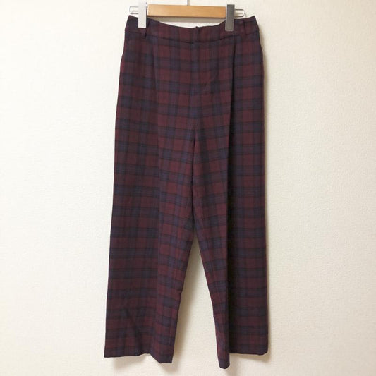 ルール RULe パンツ スラックス チェック 青 / ブルー / X 赤 / レッド / X マルチカラー / マルチカラー /  レディース USED 古着 中古 10006639
