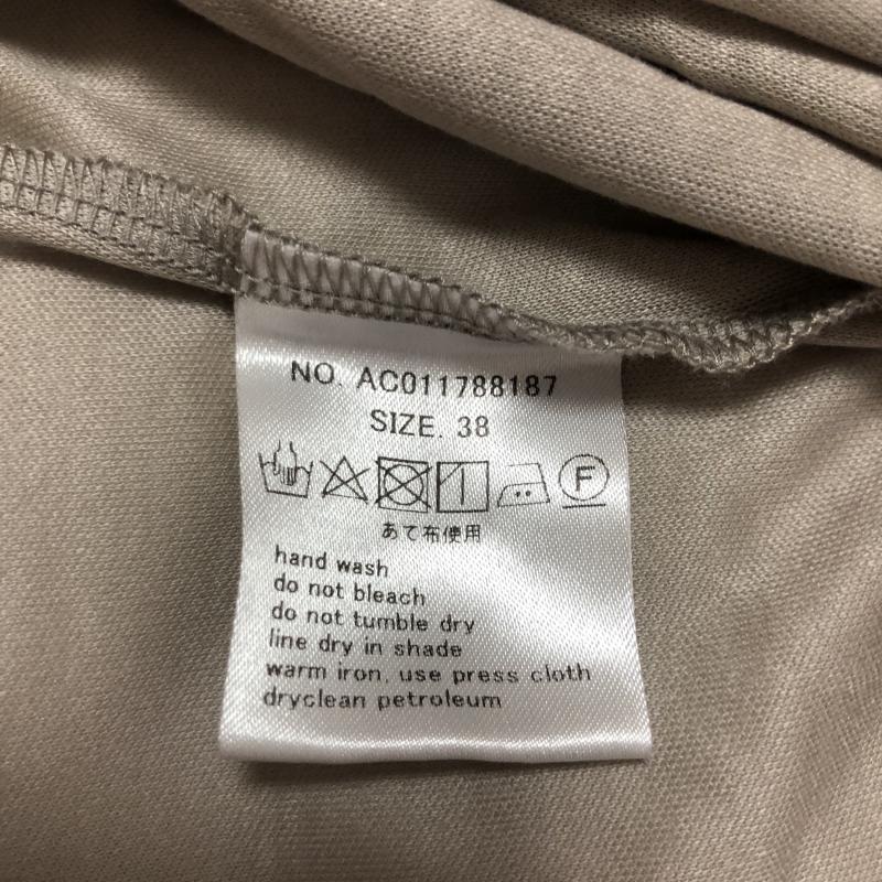 マルキスデブラン Marquise de blanc カットソー 長袖 38 無地 灰 / グレー /  レディース USED 古着 中古 10006671