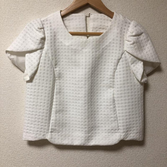 ヨーロ YOLO カットソー 半袖 36 無地 白 / ホワイト /  レディース USED 古着 中古 10006690