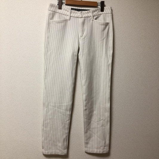 スウィートキャメル Sweet Camel パンツ スラックス ストライプ 白 / ホワイト / X 青 / ブルー /  レディース USED 古着 中古 10006717