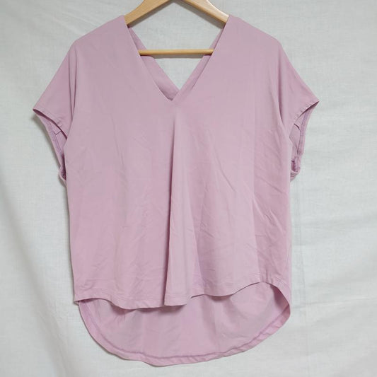 ロージー ROSIEE カットソー 半袖 38 無地 桃 / ピンク /  レディース USED 古着 中古 10006727